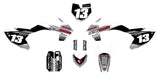 Pitster Pro FSE190R Factory Minibikes Custom Graphics Kit w/ Name & Numbers - Factory Minibikes