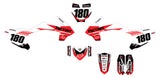Pitster Pro FSE190R Factory Minibikes Custom Graphics Kit w/ Name & Numbers - Factory Minibikes