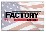 Acid Washed Black Spoke Kits - KLX110 & CRF110 - Factory Minibikes