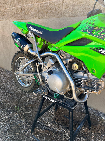 NEW!! Rocket BIG BORE Chubby Exhaust System - KLX110/L/R - Factory Minibikes