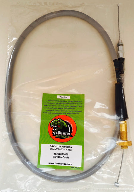 T-Rex Low Friction Heavy Duty Cables - KLX110 - Factory Minibikes
