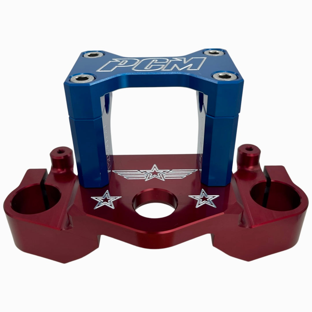 CLEARANCE - PCM Triple clamp Tall Riser- CRF110 - 2019+ – Factory