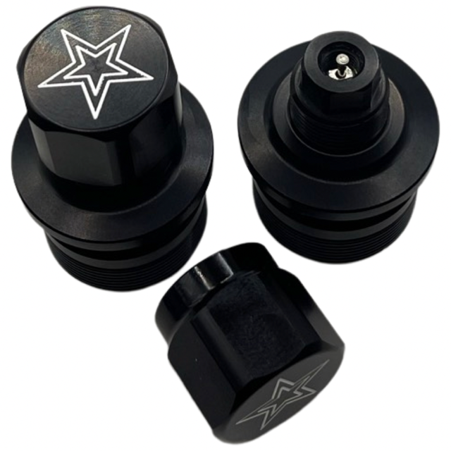 PCM V2 Billet Fork Caps Honda CRF110 & CRF125F Factory Minibikes