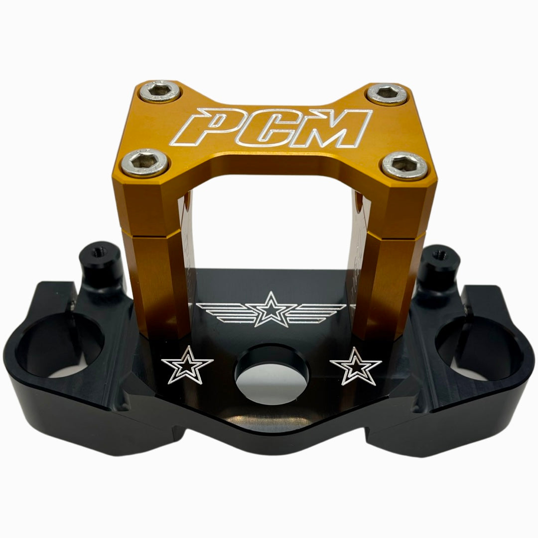 CLEARANCE - PCM Triple clamp Tall Riser- CRF110 - 2019+ – Factory