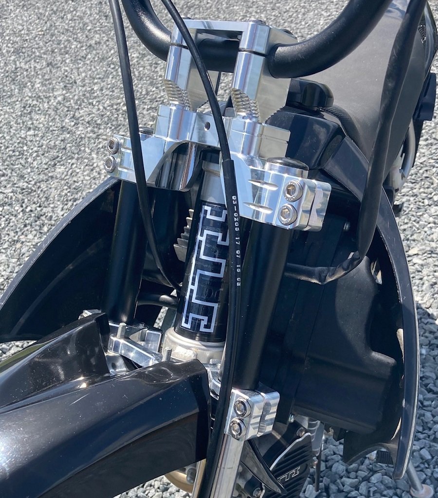 NEW!!! Complete Billet Triple Clamp Set - JTI Products - Factory Minibikes