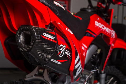 Rocket Exhaust Chubby System - 2019+ CRF110 - Factory Minibikes