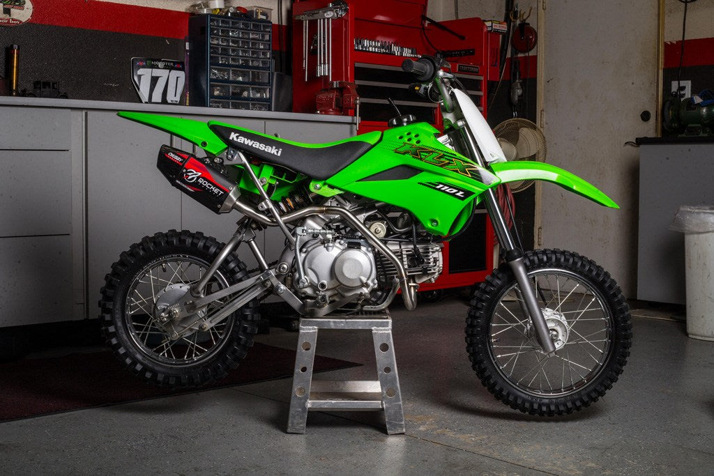 Rocket Exhaust Chubby System - KLX110/L/R - Factory Minibikes