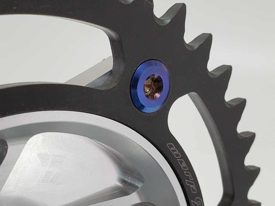 Titanium Sprocket Bolt Kit - Warp 9 - Factory Minibikes