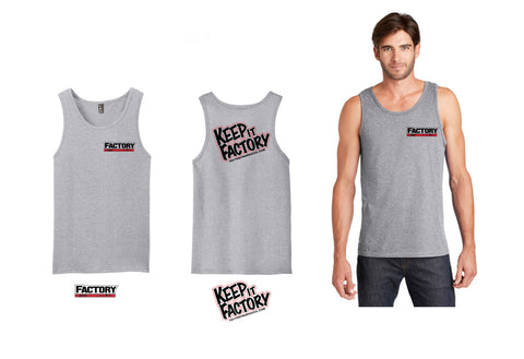 Keep It Factory Men's Tank - Factory Minibikes