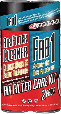 Maxima Air Filter Care Kit 2-PK - GROUND SHIPMENTS ONLY - Factory Minibikes