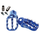 Fastway Evo Air Motorcycle Foot Pegs Kit - JTI Corso Plate or Two Bros HD Mount - YZ125 - Factory Minibikes