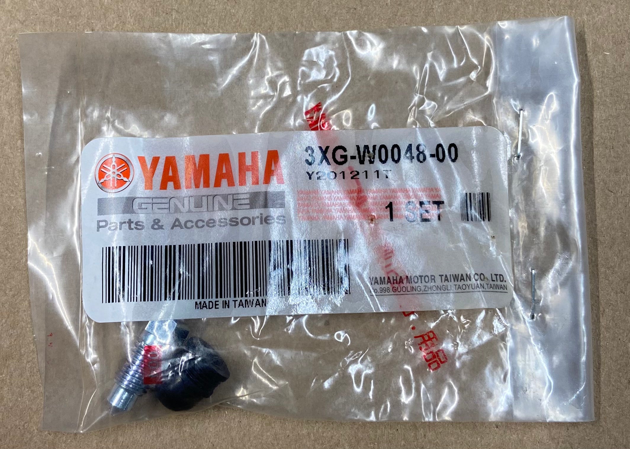 GARAGE SALE -- BLEED SCREW KIT- (3XG-W0048-00-00) - Yamaha ZUMA GARAGE SALE -- BLEED SCREW KIT- (3XG-W0048-00-00) - Yamaha ZUMA