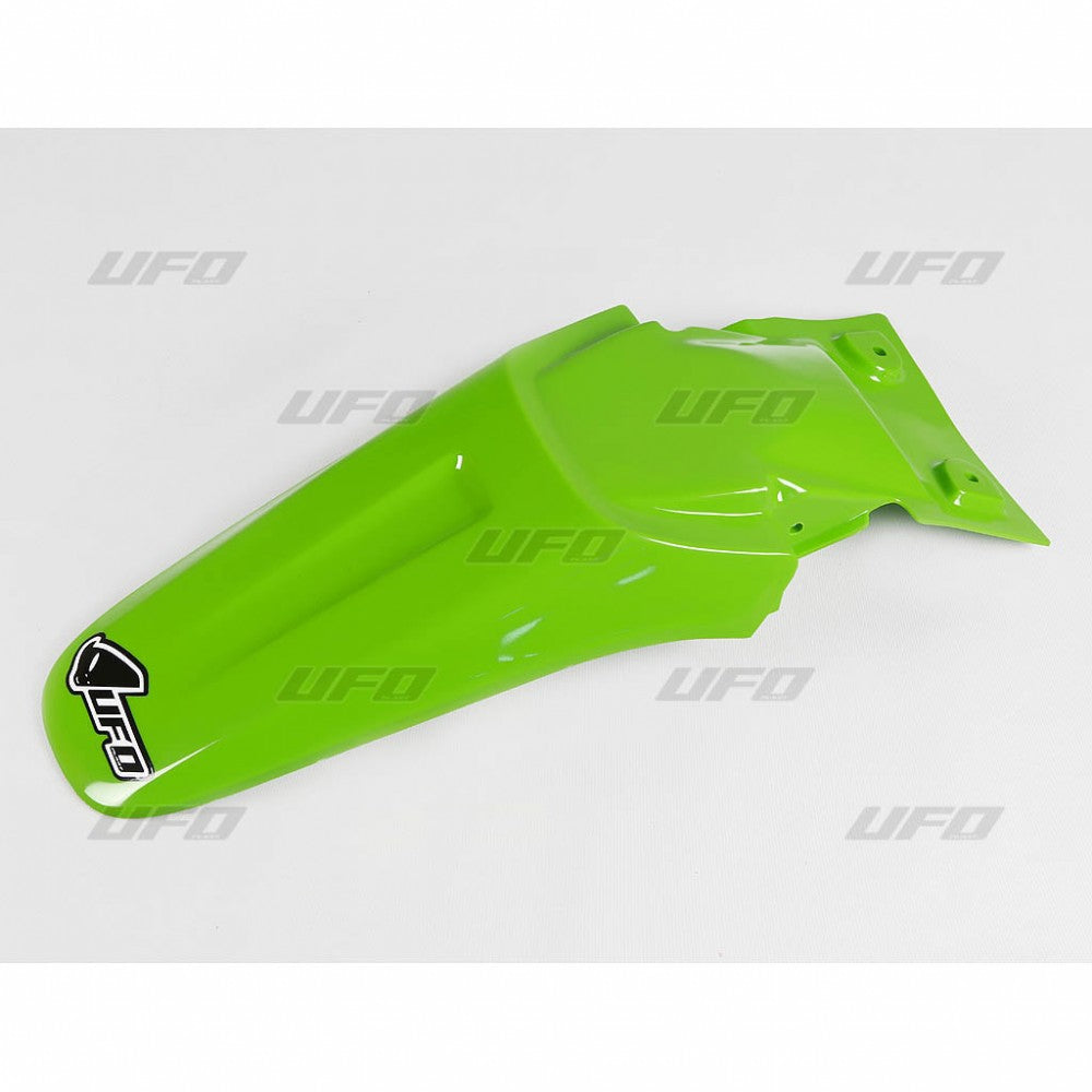 NEW Restyled UFO Rear Fender for the 02-09 KLX110 - Black/Green