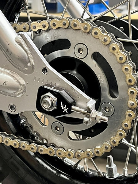 Lux Billet Rear Chain Adjuster - Factory Minibikes
