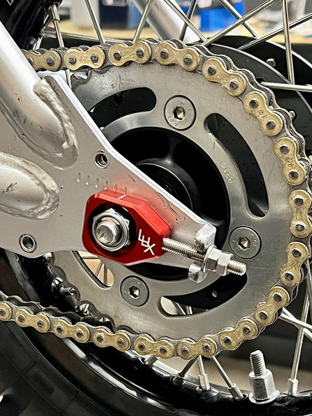 Lux Billet Rear Chain Adjuster - Factory Minibikes