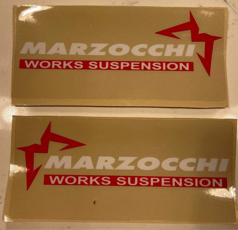 Marzocchi Fork Tube Stickers - Factory Minibikes