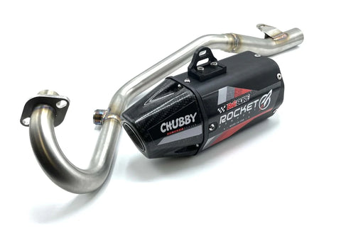 NEW!!! BIG BORE Rocket Exhaust Chubby System - 2019+ CRF110 - Factory Minibikes