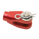 Rear Brake Clevis - 6mm - Red/Blue - Factory Minibikes