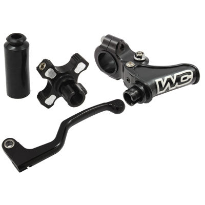 Works Connection Elite Brake or Clutch Perch Assembly - Black - Factory Minibikes