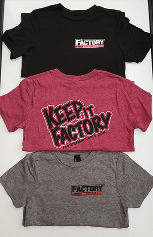 Keep It Factory Tee - Youth - Factory Minibikes